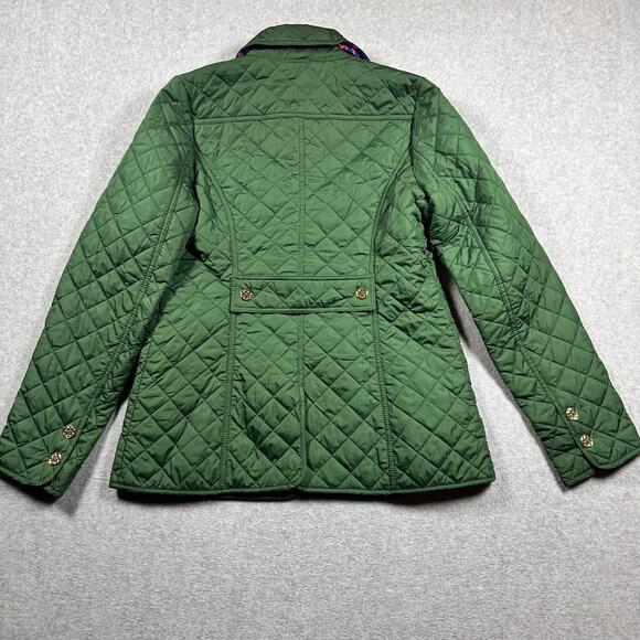 C Wonder Forest Green Quilted Jacket Size Small - Picture 2 of 8